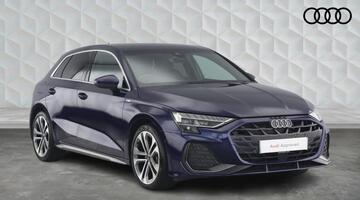 2025 Audi TFSI 35 S line Sportback S Tronic Euro 6 5-door (Blue) - Image: 1
