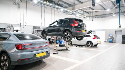 Volvo servicing & maintenance at our Cardiff facility