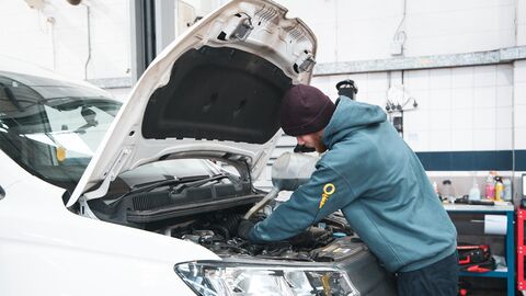 What does a Volkswagen van MOT test include?